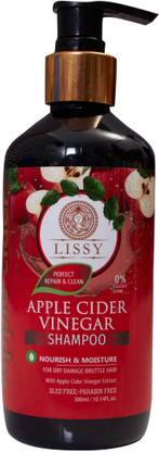 lissy APPLE CIDER VINEGAR SHAMPOO FOR STRONG AND NATURAL HAIR - 300 ML