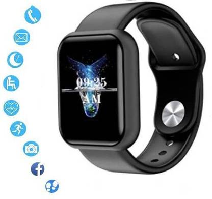 Narayan Enterprisesss D20 smart watch with weather forecast (black strap only) Smartwatch