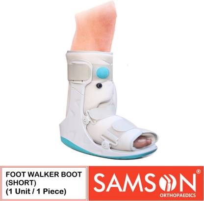 SAMSON Foot Walker Boot (Short) with Airway: Full Protection & Rigid Immobilization (L) Foot Support