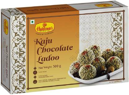 Haldiram's Nagpur Kaju Chocolate Ladoo (Pack of 2) Box