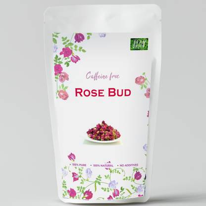 GRAMDHAN Rose Bud Tea Rose Herbal Tea Bags Pouch
