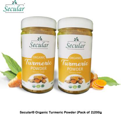 Secular Organic Turmeric Powder For Weight Loss (Pack of 2)200g
