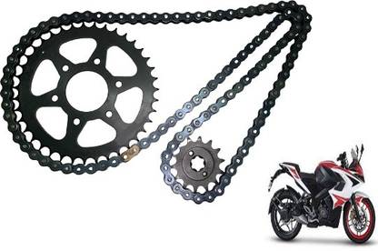Digital Craft BAJAJ PULSAR RS 200 CHAIN SPROCKET KIT [ PACK OF 3 ] 41 Teeth Sprocket
