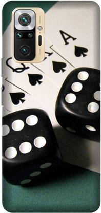 Printladder Back Cover for Redmi Note 10 Pro Max Dice Cards Games Printed Cover