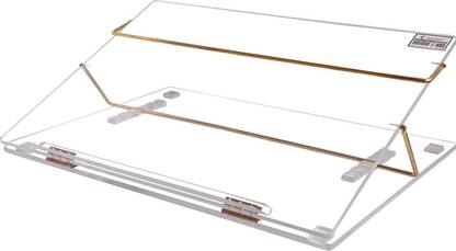 RASPER Acrylic Writing Desk Acrylic Table Top Elevator (Standard Size 21x15 Inches) Acrylic Portable Laptop Table