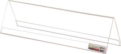 RASPER Plastic Acrylic Name Plate (9x2.5 Inches, Pack Of 10 PCS) Name Plate