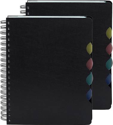STORITE Premium Series Soft Cover 5 Subject Spiral Binding Notebook A5 Diary Single 300 Pages