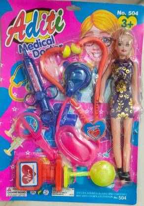 SHORYA Baby Doll with doctor Accessories Set for 3 Year Old and Up