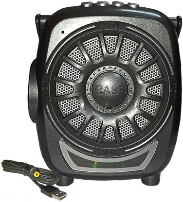 CRETO SL-417 Fm Radio USB Player Supports AUX-SD Card with LED Torch, Disco Light FM Radio
