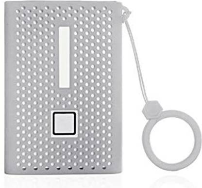 syscom Silicone Case for Samsung T7 Portable SSD 1TB 2TB 500GB Silicon Case (Gray) 2.5 inch Shock Resistant Water Proof Silicon Case