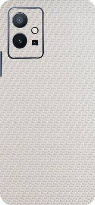 CLAXA White Carbon Fibre Vivo T1 Back Skin Guard, White Carbon Fibre Mobile Skin