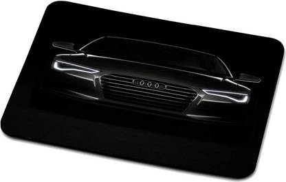 Neelam Store Audi Printed Rubber Base Lite Laptop and Gaming Mousepad for Wrist Support Mousepad