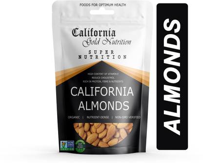California Gold Nutrition CGN 100% Natural Californian Almonds (Ultra2)108 Almonds