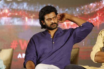 Prabhas Pics Bahubali 2 Title Launch Event telugufilmnagar on fine art paper 13x19 Paper Print