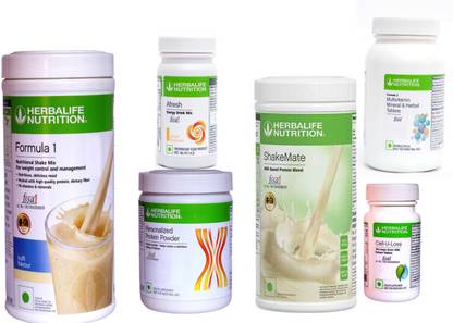 HERBALIFE FORMULA1 PROTIEN 200 AFRESH ENERGY DRINK GINGER SHAKEMATE CELL U LOSS+ F2 Protein Shake