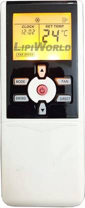 OZONE PLUS OZPL046 55 AC Remote with Display Light Compatible for VIDEOCON AC Remote with Backlight Remote Controller