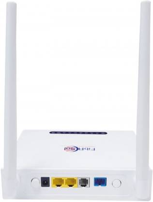 FibrSol FS-821 GWV Wireless Router 2.4 GHz 300 Mbps Wifi Speed Single Band External Antenna NA