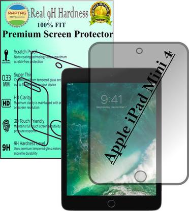 RapTag Edge To Edge Screen Guard for [Scratch Resistant] Compatible With Apple iPad Mini 4