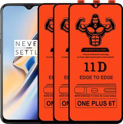 Laxdom Edge To Edge Tempered Glass for OnePlus 6T