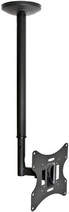 GITRU Adjustable Bracket Fits Most 14-42" LCD LED Monitor Screen TV Tilt / 360°Swivel Ceiling TV Mount
