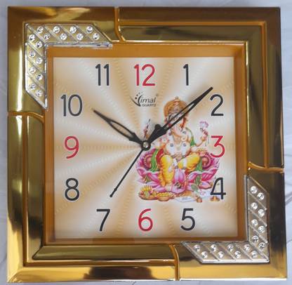VIMAL QUARTZ Analog-Digital 10 cm X 20 cm Wall Clock
