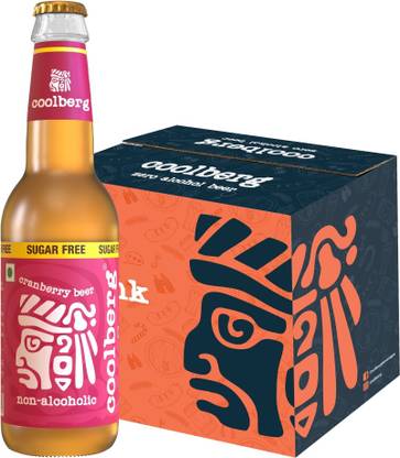 coolberg Cranberry Sugar Free Non Alcoholic Beer - 330ml (Pack of 6) Glass Bottle Glass Bottle