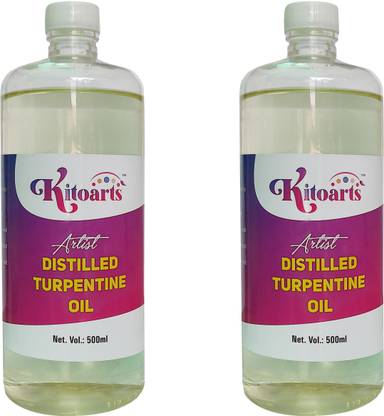 Kitoarts Turpentine Oil 1000 ML ( 500 ML Each)
