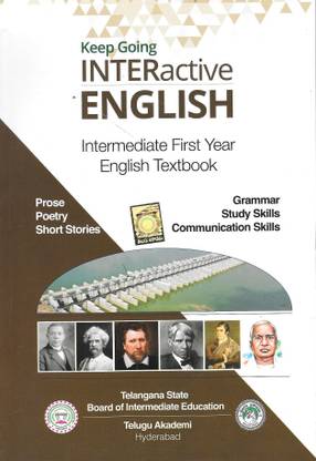 Text Book For Intermediate First Year Interactive English
 [ English Medium ] [ Telugu Akademi ]