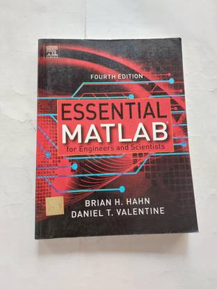 Essential Matlab for Engineers and Scientists