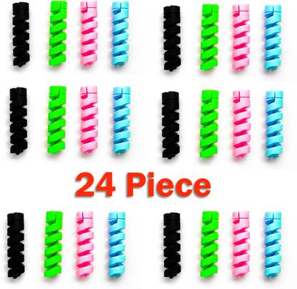 electronicmart Cable Protector for all Type Wires Data Cable-Pack of 24 PCS Cable Protector