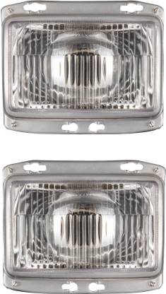 Allpartssource Head Lamp Assembly L & R Set Suitable for SML SWARAJ Mazda Trucks Car Reflector Light
