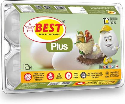 Best Plus Hen White Eggs