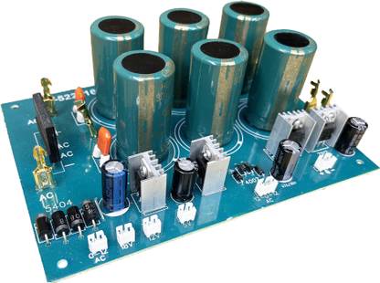 Pcb And Electronics AC To DC Converter Power Supply with 12-0-12, 18v, 12v, 5v For PA Amplifiers Power Supply Electronic Hobby Kit
