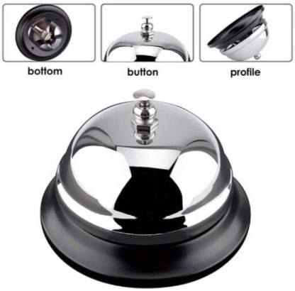Argry Call Bell for Hotels, Offices, Schools, Restaurant, Reception area, Aluminium Desk Bell