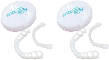 Perfect Buy 2PCS/Set Upper&Lower Silicone Denture Instant Smile Snap ON Perfect Smile Mouth Guard
