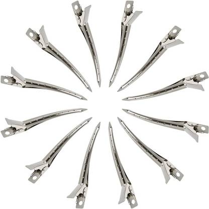 MYYNTI 12Pcs Metal Hair Clips Alligator Curl Clips Rustproof Sectioning Clips Hair Pin
