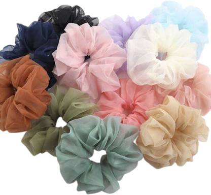 Myra Collection Hair Tie Elastic Large Hair Bands Set of 11 pcs Rubber Band Rubber Band
