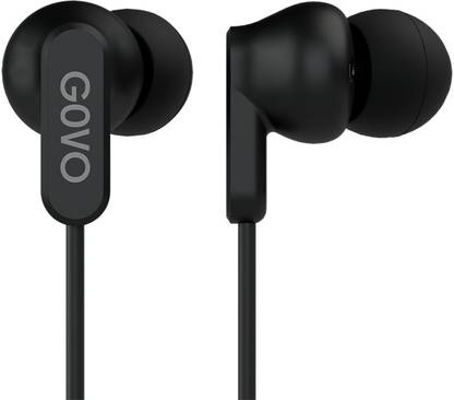 GOVO GOBASS 400 in-Ear Earphones with 10mm Drivers, Tangle Free cable & 3.5mm Jack Wired