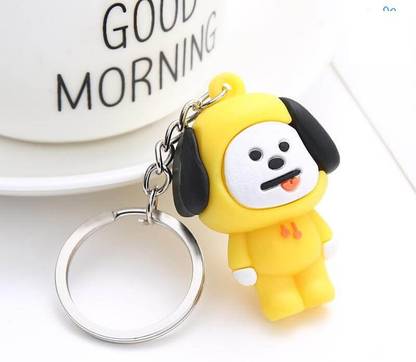 mayureshcollection BT21 music theme cartoon character key chain(CHIMMY) Key Chain