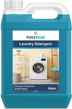 pureplus Liquid Detergent For Top Load And Front Load Machine 5Ltr Lavender Liquid Detergent