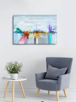 999Store Abstract Painting Framed Canvas Painting Canvas 24 inch x 36 inch Painting