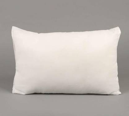 MeeFactory Rectangular Cushion Pillow Fillers Inserts for Bed, Sofa, 16 x 26 Inch Microfibre Solid Cushion Pack of 1