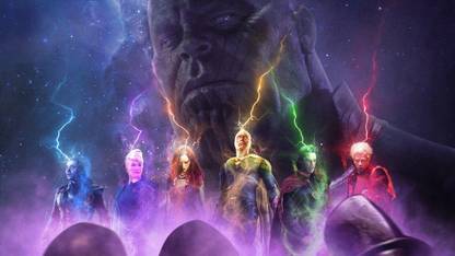 Avengers Thanos Multicolour Photo Paper Print Poster Photographic Paper Photographic Paper