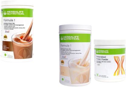 HERBALIFE Formula 1 Shake CHOCOLATE+STRAWBERRY+ Protein Powder 200 Gram Protein Shake