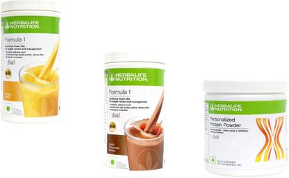 HERBALIFE Formula 1 Shake MANGO +CHOCOLATE +Protein Powder 200 Gram Protein Shake