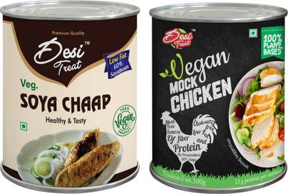Desi Treat Veg Soya Chaap Mock Chicken