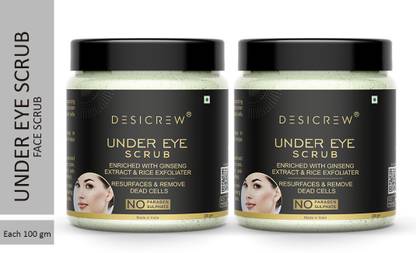 Desi Crew Under Eye Scrub For Resurfaces Removes Dead Cells Skin Glowing Eye Dark Circles Scrub