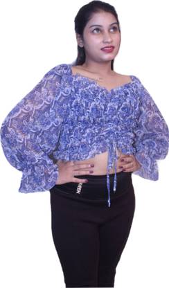 Party Self Design Women Multicolor Top
