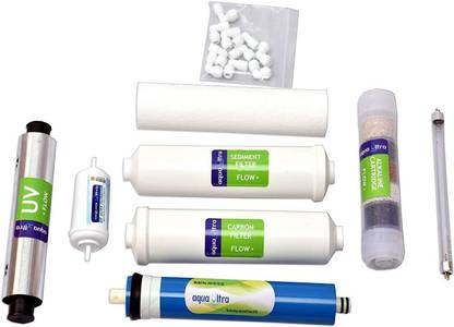 Aquaultra RO yearly maintenance kit with Membrane & Filter For All Type Of Water Purifier Solid Filter Cartridge
