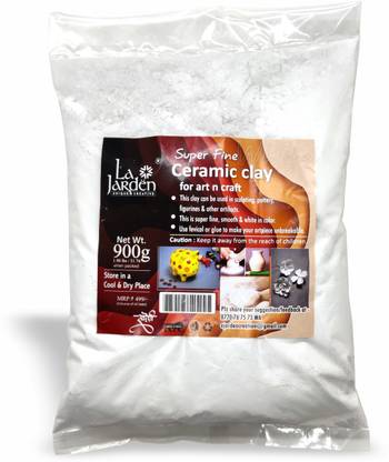 la jarden Ceramic Clay Powder 900g for Art n Craft, Ceramic Pottery & Mini Sculptures Art Clay
